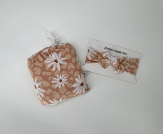 My Daisy Girl Swaddle/Headband